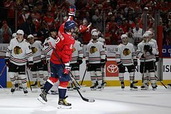 Появилась запись эмоций Овечкина во время повторения рекорда Гретцки